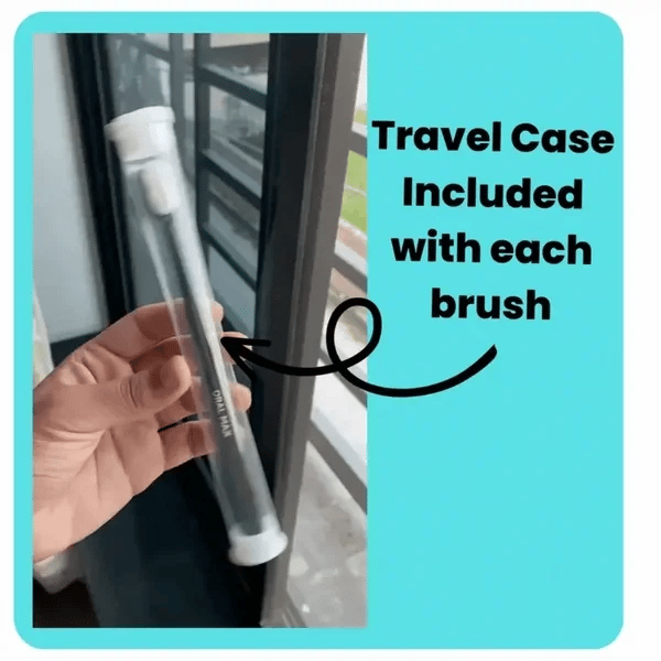 NANO TOOTHBRUSH & TRAVEL CASE فرشاة أسنان نانو وحقيبة سفر